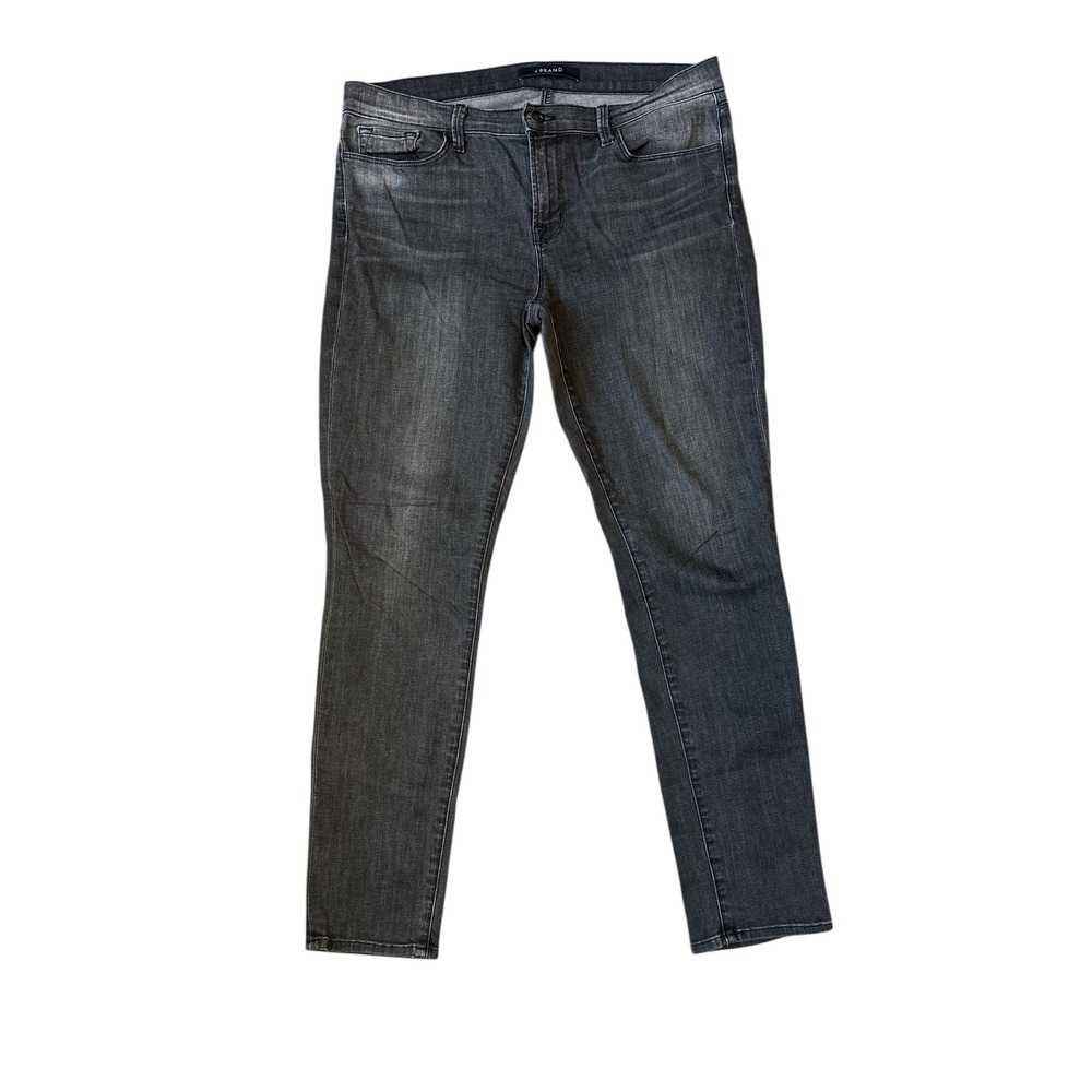 J Brand Skinny Leg Jax Jeans Women's Size 31 Gray‎ Wash Denim